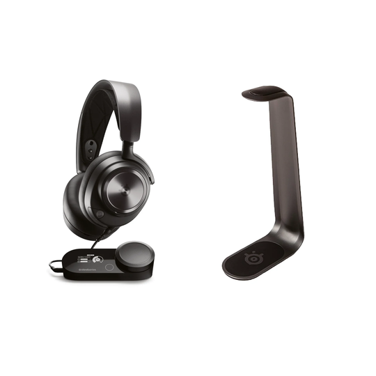 Steelseries - Arctis Nova Pro - Gaming Headset + Steelseries - HS1 Aluminum Headset Stand - Bundle