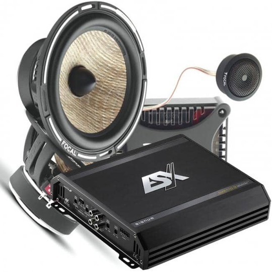 Focal PS165FXE 6.5" erillissarja + SXE110.2 vahvistin