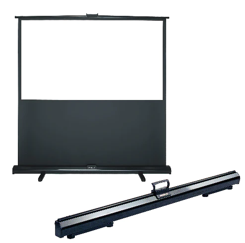 Grandview portable pull up 92" valkokangas 16:9 maasta nouseva