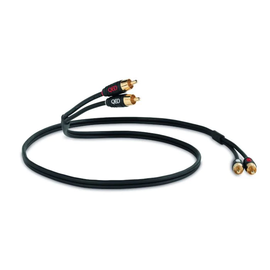 OUTLET-tuote (Takuu 1kk ostopäivästä) / QED Profile RCA-kaapeli, 5m