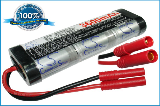 RC akku Ni-MH 3600 7.2V Gold plug liittimet