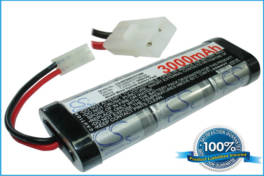 RC akku Ni-MH 3000 7.2V Tamiya liittimet