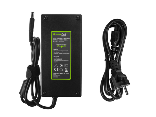 Green Cell 120W HP & Dell Laturi 19.5V 9.23A - Liitin 7.4*5.0