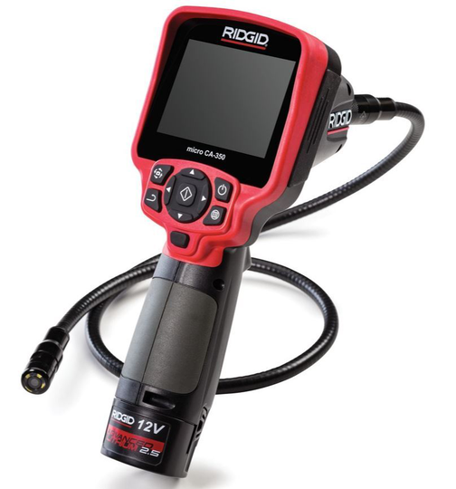Endoskooppi, 3,5" näytöllä, Micro CA-350, Ridgid Tarkastuskamera Ridgid micro CA-350