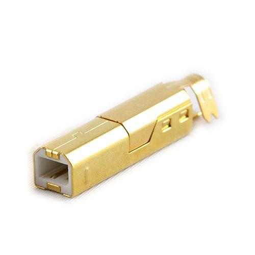 Kacsa USB-B-G Gold Plated USB-B plug, kpl
