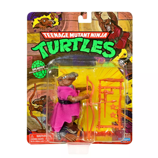 Teini-ikäiset Mutanttininjakilpikonnat Splinter Turtles Figuuri ja Varusteet