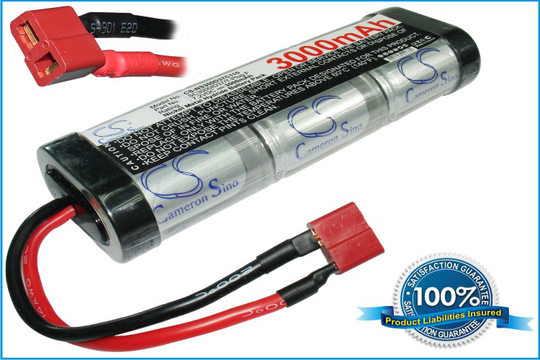 RC akku Ni-MH 3000 7.2V Deans / T-Plug liittimet
