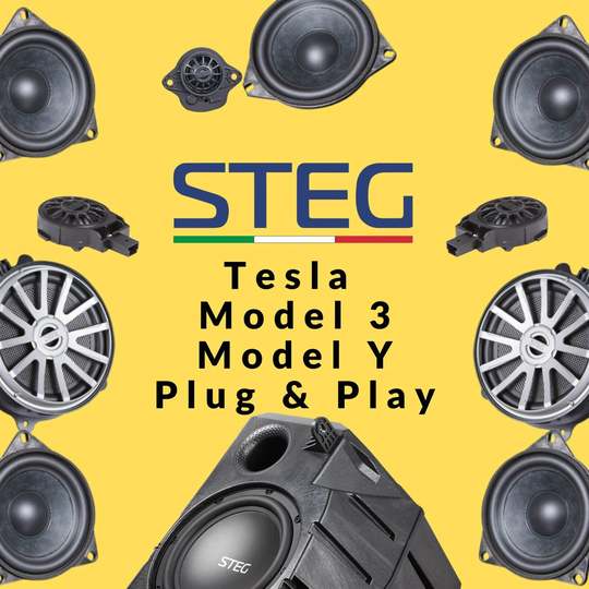 Tesla Plug & Play kaiutinpaketti Model 3 & Model Y