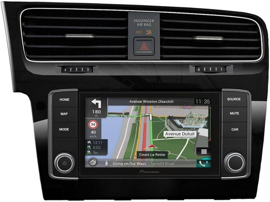 Pioneer AVIC-EVO1-G71-QYI VW Golf 7, piano musta