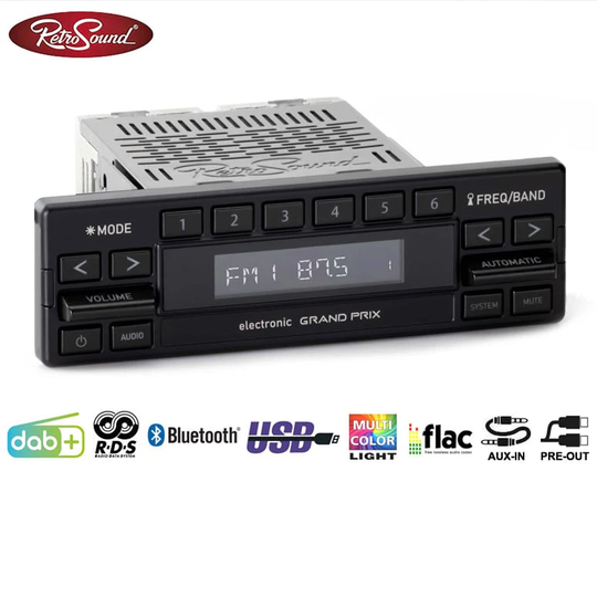 Retrosound Grand Prix “Becker” tyylinen retrosoitin
