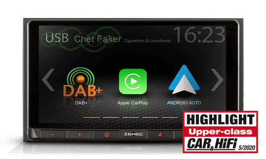 Zenec Z-N528 2-DIN Apple CarPlay / Android Auto soitin