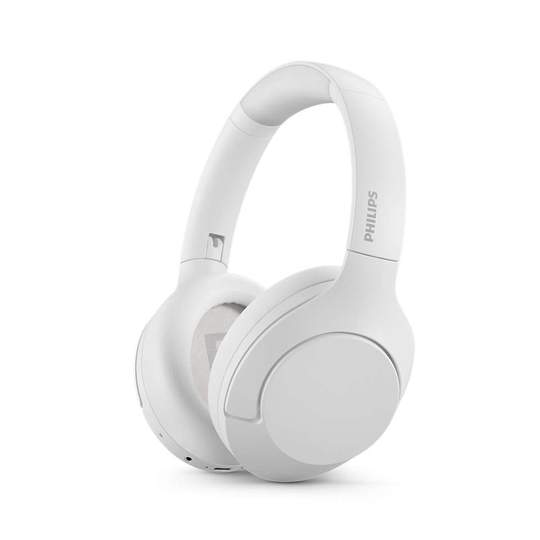 Philips Audio - TAH8506BK ANC Over Ear Bluetooth Headphones - White
